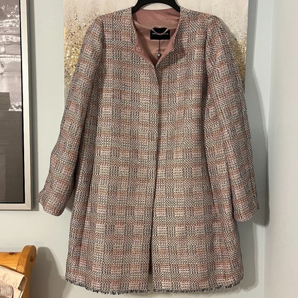 Emporio Armani Tweed Coat (NWT) - Picture 4 of 15
